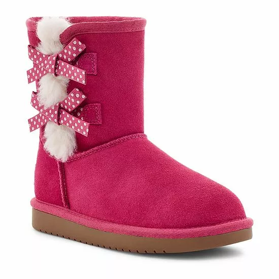 Koolaburra By UGG Victoria Dots Girls' Short Winter Boots Aster Purple 4 Koolaburra By UGG Victoria Dots Girls' Short Winter Boots Aster Purple - Image 4