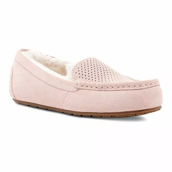 Koolaburra By UGG Lezly Women's Perforated Slippers Rose Smoke 6 Koolaburra By UGG Lezly Women's Perforated Slippers Rose Smoke - Image 6