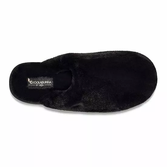 Koolaburra By UGG Pomi Women's Faux-Fur Slippers Elderberry 5 Koolaburra By UGG Pomi Women's Faux-Fur Slippers Elderberry - Image 5