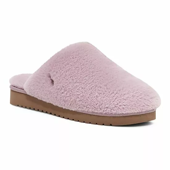 Koolaburra By UGG Pomi Women's Faux-Fur Slippers Elderberry 8 Koolaburra By UGG Pomi Women's Faux-Fur Slippers Elderberry - Image 8