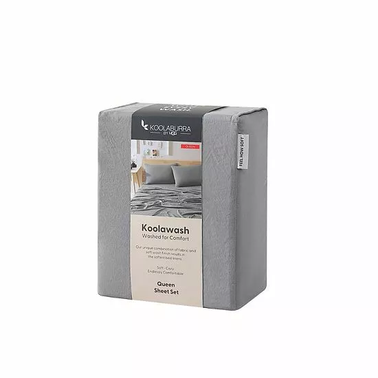 Koolaburra By UGG Koolawash Sheet Set Insignia Blue 4 Koolaburra By UGG Koolawash Sheet Set Insignia Blue - Image 4