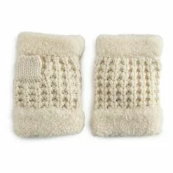 Women's Koolaburra By UGG Sherpa Knit Fingerless Gloves Ivory 9 Women's Koolaburra By UGG Sherpa Knit Fingerless Gloves Ivory -Koolaburra by UGG shop unnamed file 1101
