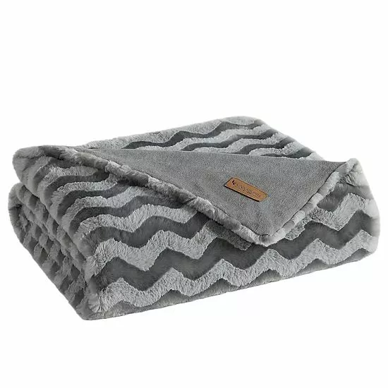 Koolaburra By UGG Mercer Faux Fur Throw Birch 1 Koolaburra By UGG Mercer Faux Fur Throw Birch