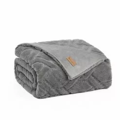 Koolaburra By UGG Candice Faux Fur Throw Chocolate
