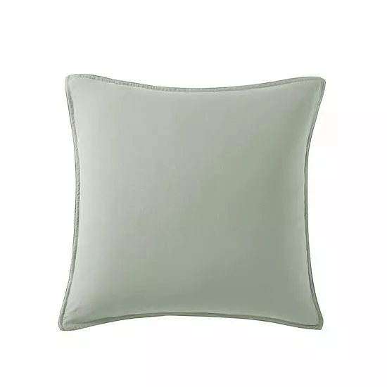 Koolaburra By UGG Koolawash Solid 2-Pack Euro Shams Winter Blue 7 Koolaburra By UGG Koolawash Solid 2-Pack Euro Shams Winter Blue - Image 7