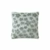 Koolaburra By UGG Fleur Faux Fur Throw Pillow Aqua Gray