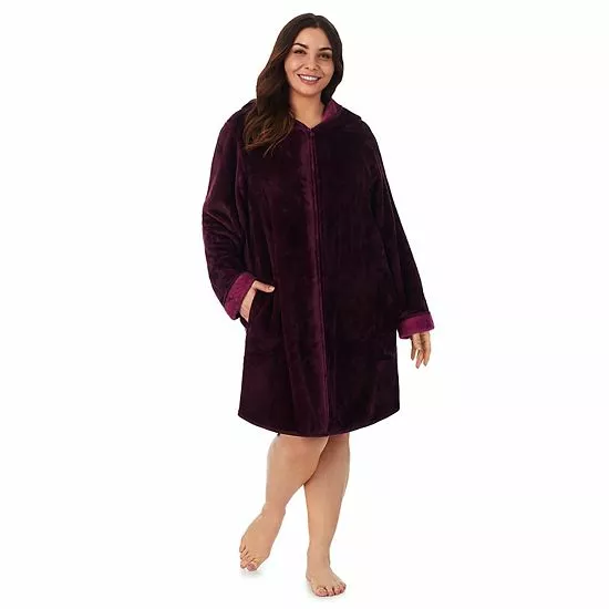 Plus Size Koolaburra By UGG Plush Hooded Zip Robe Trooper 6 Plus Size Koolaburra By UGG Plush Hooded Zip Robe Trooper - Image 6