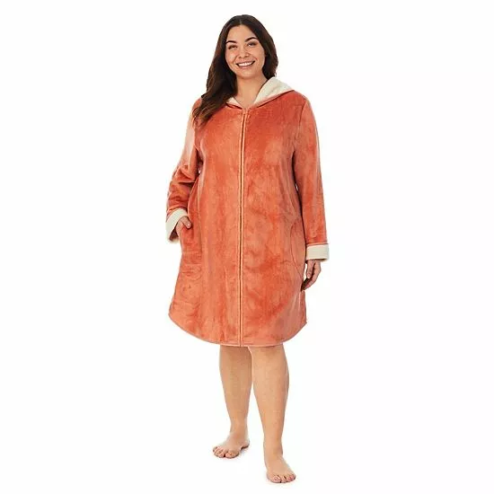 Plus Size Koolaburra By UGG Plush Hooded Zip Robe Trooper 7 Plus Size Koolaburra By UGG Plush Hooded Zip Robe Trooper - Image 7