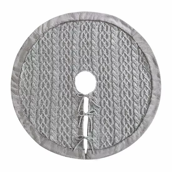 Koolaburra By UGG Carla Cable Knit Tree Skirt Wild Dove 1 Koolaburra By UGG Carla Cable Knit Tree Skirt Wild Dove