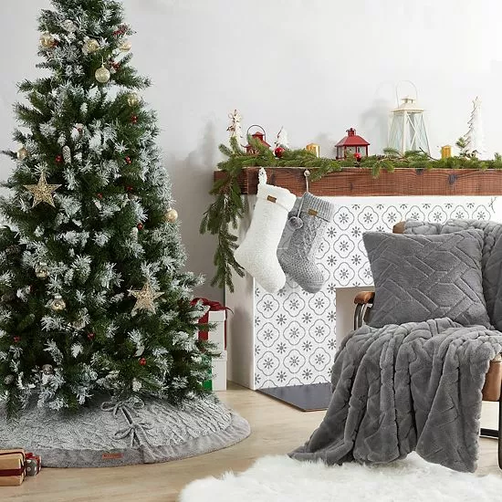 Koolaburra By UGG Carla Cable Knit Tree Skirt Wild Dove 3 Koolaburra By UGG Carla Cable Knit Tree Skirt Wild Dove - Image 3