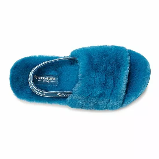 Koolaburra By UGG Fuzz'n Girls' Slide Sandals Montana Grape 5 Koolaburra By UGG Fuzz'n Girls' Slide Sandals Montana Grape - Image 5