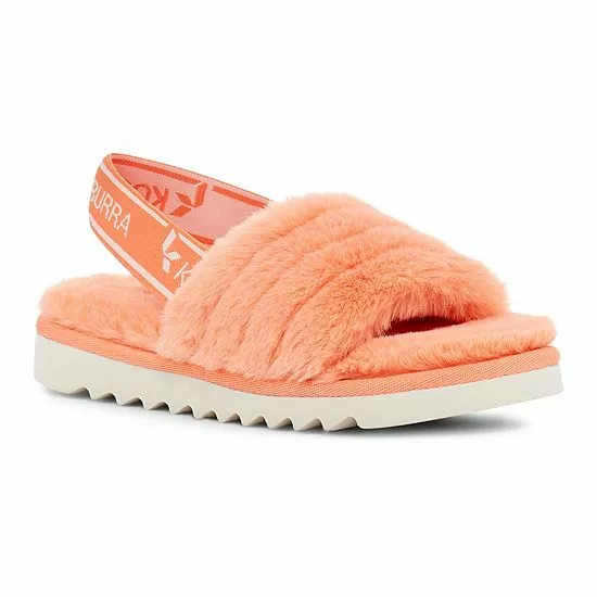 Koolaburra By UGG Fuzz'n Girls' Slide Sandals Montana Grape 14 Koolaburra By UGG Fuzz'n Girls' Slide Sandals Montana Grape - Image 14