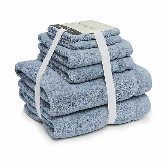Koolaburra By UGG Dani 6pc Towel Set Blue Nile 2 Koolaburra By UGG Dani 6pc Towel Set Blue Nile - Image 2
