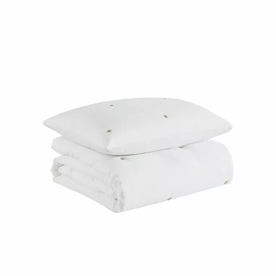 Koolaburra By UGG Kids Metallic Dot Comforter Set With Shams Kb White 2 Koolaburra By UGG Kids Metallic Dot Comforter Set With Shams Kb White - Image 2