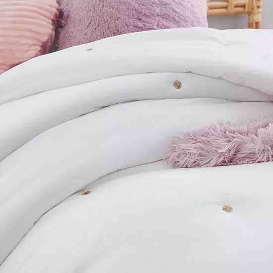 Koolaburra By UGG Kids Metallic Dot Comforter Set With Shams Kb White 3 Koolaburra By UGG Kids Metallic Dot Comforter Set With Shams Kb White - Image 3