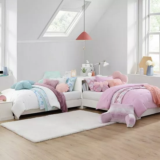 Koolaburra By UGG Kids Metallic Dot Comforter Set With Shams Kb White 5 Koolaburra By UGG Kids Metallic Dot Comforter Set With Shams Kb White - Image 5