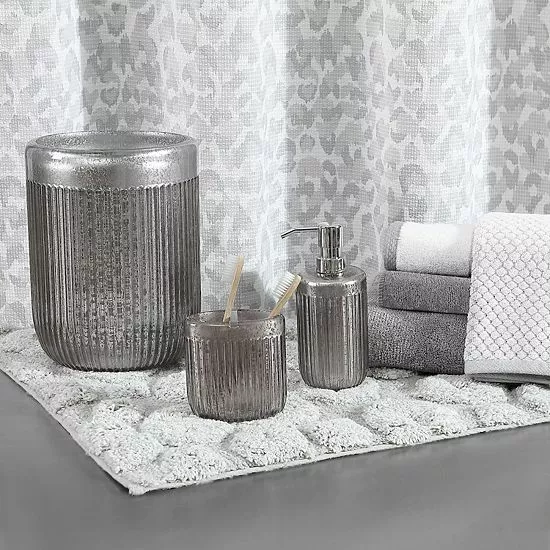 Koolaburra By UGG Faux Mercury Glass Wastebasket 2 Koolaburra By UGG Faux Mercury Glass Wastebasket - Image 2