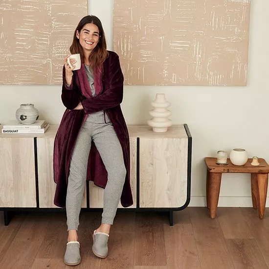 Women's Koolaburra By UGG Plush Wrap Robe Trooper 5 Women's Koolaburra By UGG Plush Wrap Robe Trooper - Image 5