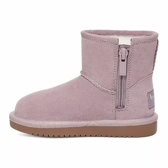 Koolaburra By UGG Koola Toddler Girls' Suede Winter Boots Berry Red 3 Koolaburra By UGG Koola Toddler Girls' Suede Winter Boots Berry Red - Image 3