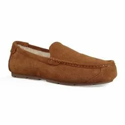 Koolaburra By UGG Tipton Men's Suede Slippers Chocolate Brown