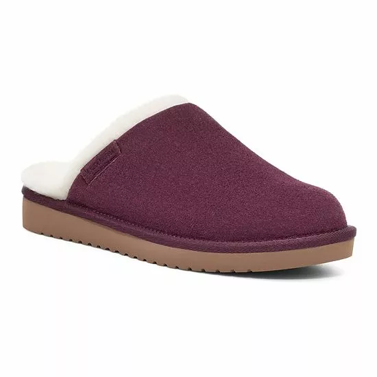 Koolaburra By UGG Sonele Women's Suede Slippers Plum 12 Koolaburra By UGG Sonele Women's Suede Slippers Plum - Image 12