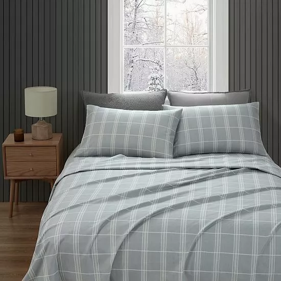 Koolaburra By UGG Flannel Sheet Set Light High Rise 2 Koolaburra By UGG Flannel Sheet Set Light High Rise - Image 2