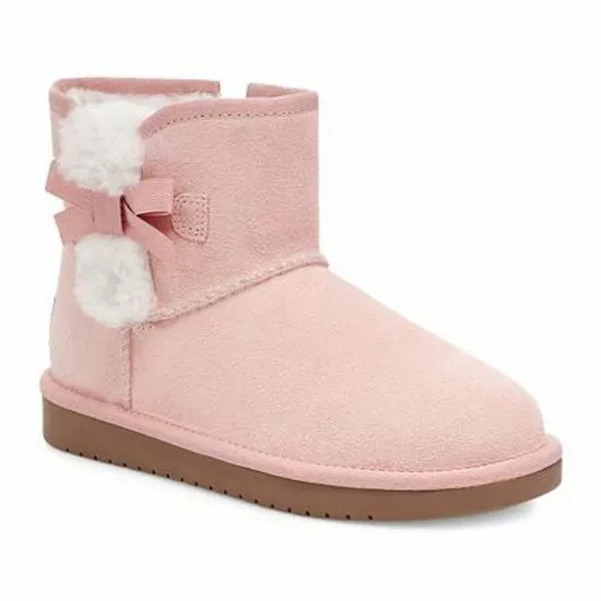 Koolaburra By UGG Victoria Girls' Mini Winter Boots Tea Rose 9 Koolaburra By UGG Victoria Girls' Mini Winter Boots Tea Rose - Image 9