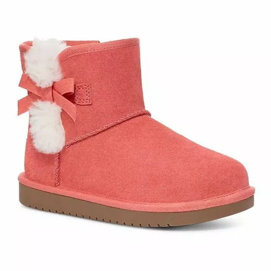 Koolaburra By UGG Victoria Girls' Mini Winter Boots Tea Rose 12 Koolaburra By UGG Victoria Girls' Mini Winter Boots Tea Rose - Image 12