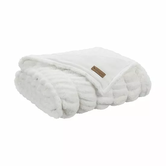 Koolaburra By UGG Batya Faux Fur Throw Kb White 5 Koolaburra By UGG Batya Faux Fur Throw Kb White - Image 5