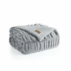 Koolaburra By UGG Batya Faux Fur Throw Kb White - Wild Dove