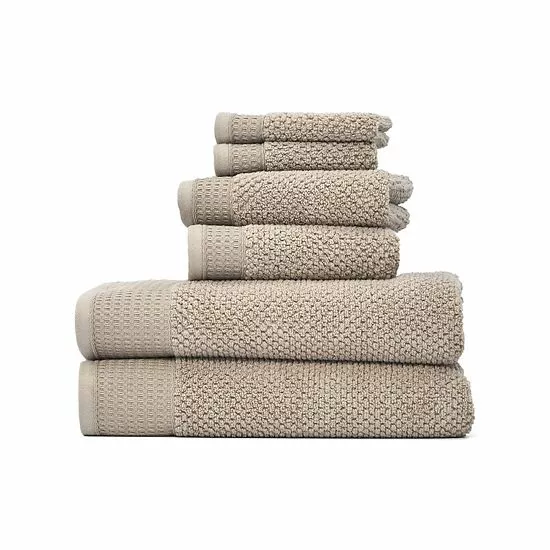 Koolaburra By UGG Lyla 6pc Towel Set White 9 Koolaburra By UGG Lyla 6pc Towel Set White - Image 9