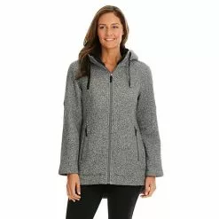Women's Koolaburra By UGG Hooded Fleece Coat Salt Pepper 14 Women's Koolaburra By UGG Hooded Fleece Coat Salt Pepper -Koolaburra by UGG shop unnamed file 438
