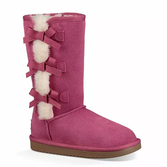 Koolaburra By UGG Victoria Girls' Tall Winter Boots Raspberry Rose 11 Koolaburra By UGG Victoria Girls' Tall Winter Boots Raspberry Rose - Image 11