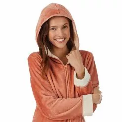 Women's Koolaburra By UGG Plush Hooded Zip Robe Cafe Creme 14 Women's Koolaburra By UGG Plush Hooded Zip Robe Cafe Creme -Koolaburra by UGG shop unnamed file 500