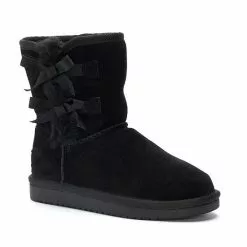 Koolaburra By UGG Victoria Girls' Short Winter Boots Black 22 Koolaburra By UGG Victoria Girls' Short Winter Boots Black -Koolaburra by UGG shop unnamed file 6