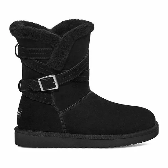 Koolaburra By UGG Delene Women's Suede Winter Boots Chestnut 2 Koolaburra By UGG Delene Women's Suede Winter Boots Chestnut - Image 2