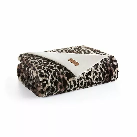 Koolaburra By UGG Miles Faux Fur Throw Natural 1 Koolaburra By UGG Miles Faux Fur Throw Natural