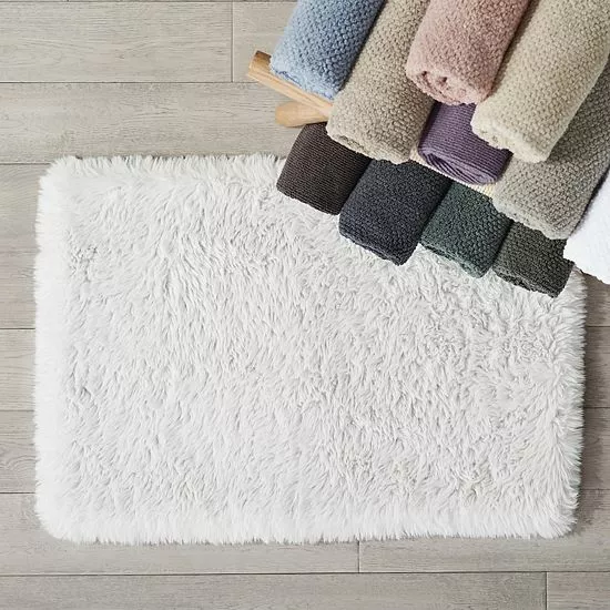 Koolaburra By UGG Astra Faux Fur Bath Rug Kb White 3 Koolaburra By UGG Astra Faux Fur Bath Rug Kb White - Image 3