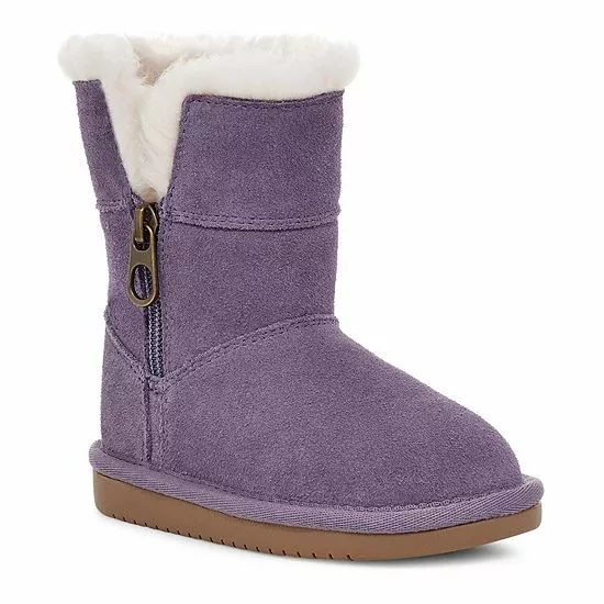 Koolaburra By UGG Aribel Toddler Girls' Short Winter Boots Montana Grape 9 Koolaburra By UGG Aribel Toddler Girls' Short Winter Boots Montana Grape - Image 9