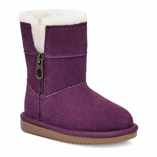 Koolaburra By UGG Aribel Toddler Girls' Short Winter Boots Montana Grape 12 Koolaburra By UGG Aribel Toddler Girls' Short Winter Boots Montana Grape - Image 12