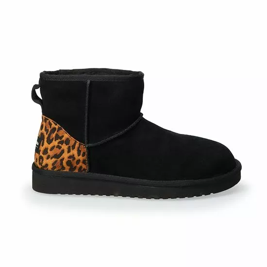 Koolaburra By UGG Koola Mini II Women's Winter Boots Black 2 Koolaburra By UGG Koola Mini II Women's Winter Boots Black - Image 2