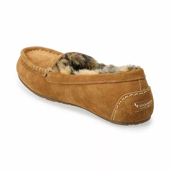 Koolaburra By UGG Lezly Cheetah Women's Suede Moccasin Slippers 3 Koolaburra By UGG Lezly Cheetah Women's Suede Moccasin Slippers - Image 3