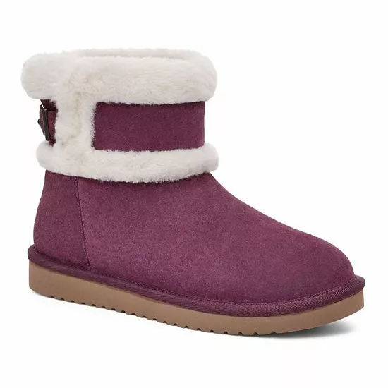 Koolaburra By UGG Barlee Mini Women's Winter Boots Plum 10 Koolaburra By UGG Barlee Mini Women's Winter Boots Plum - Image 10