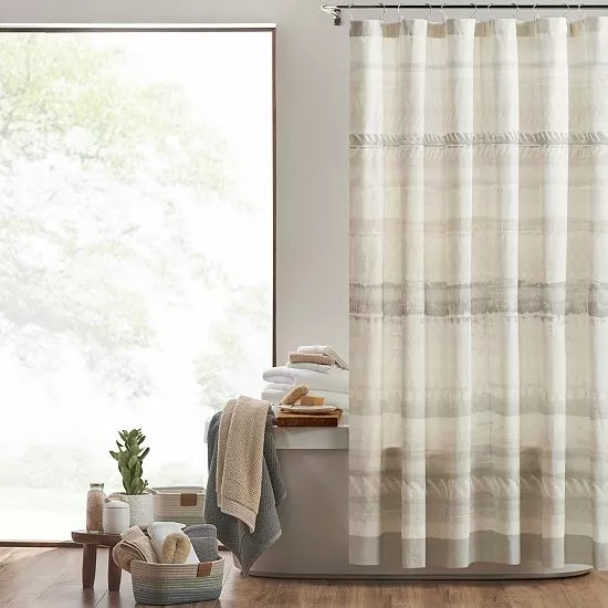 Koolaburra By UGG Thea Shower Curtain Birch 5 Koolaburra By UGG Thea Shower Curtain Birch - Image 5