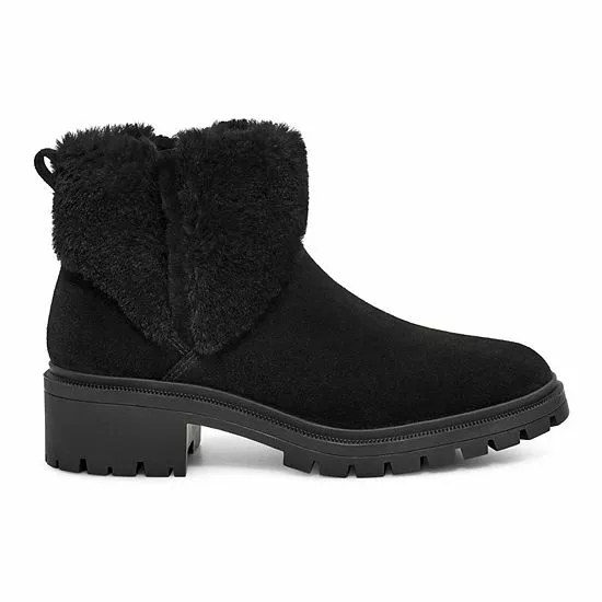 Koolaburra By UGG Berea Fuzz Women's Winter Boots Black 2 Koolaburra By UGG Berea Fuzz Women's Winter Boots Black - Image 2
