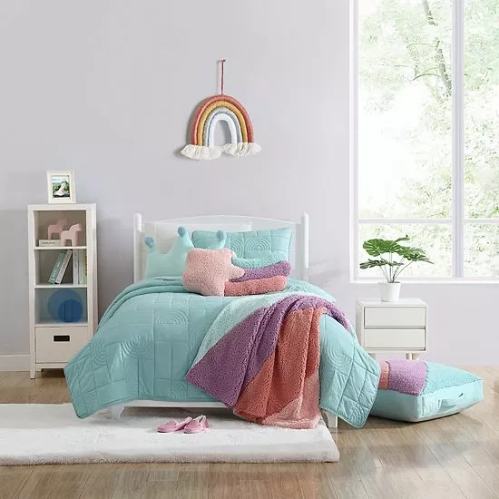 Koolaburra By UGG Lulu Kids Quilt Canal Blue 7 Koolaburra By UGG Lulu Kids Quilt Canal Blue - Image 7