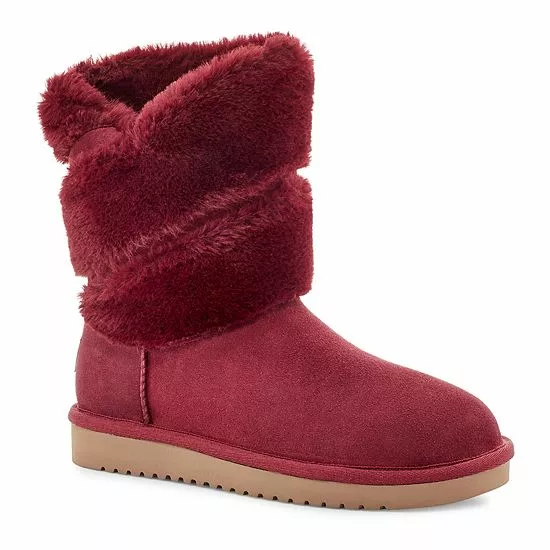 Koolaburra By UGG Dezi Short Women's Winter Boots Zinfandel 11 Koolaburra By UGG Dezi Short Women's Winter Boots Zinfandel - Image 11